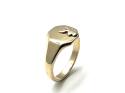 9ct Yellow Gold Playboy Signet Ring