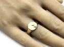 9ct Yellow Gold Playboy Signet Ring