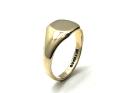 9ct Yellow Gold Plain Signet Ring