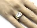 9ct Yellow Gold Patterned Signet Ring