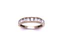 9ct Yellow Gold CZ Eternity Ring