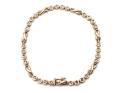 9ct Yellow Gold Diamond Bracelet