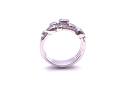 Silver CZ Bubble Pave Ring