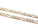 9ct Yellow Gold Figaro Chain 24 1/2 inc