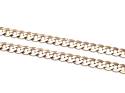 9ct Yellow Gold Flat Curb Chain 20 inch