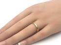 18ct Yellow Gold Slight Court Wedding Ring 2.5mm