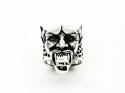 Silver Devil Head Ring