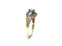 9ct Yellow Gold Blue Topaz Ring