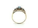 9ct Yellow Gold Blue Topaz Ring