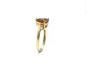 9ct Yellow Gold Citrine & Diamond Ring