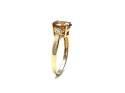 9ct Yellow Gold Citrine & Diamond Ring