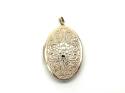 9ct Yellow Gold Patterned Locket