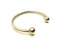 9ct Yellow Gold Solid Torque Bangle