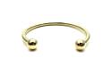 9ct Yellow Gold Solid Torque Bangle