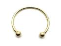 9ct Yellow Gold Solid Torque Bangle