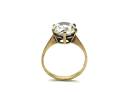 9ct Yellow Gold CZ Solitaire Ring