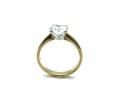 9ct Yellow Gold CZ Solitaire Ring