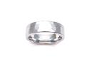 Tungsten Carbide Hammered Effect Ring 7mm