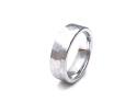 Tungsten Carbide Hammered Effect Ring 7mm