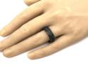 Tungsten Carbide Ring Black Matte IP Plate 7mm