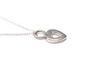 Silver Cut Out Heart Necklet