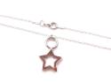 Silver Cut Out Star Necklet