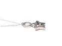 Silver Cut Out Star Necklet