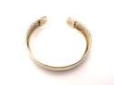 9ct Yellow Gold Cut Out Cuff Bangle