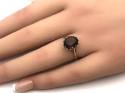 9ct Yellow Gold Smokey Quartz Ring