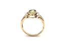 9ct Yellow Gold Peridot Solitaire Ring