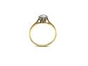 18ct Yellow Gold Diamond Solitaire Ring