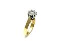 18ct Yellow Gold Diamond Solitaire Ring