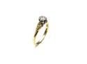 18ct Yellow Gold Diamond Solitaire Ring