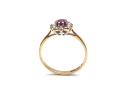 9ct Ruby & Diamond Cluster Ring