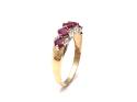 9ct Ruby & Diamond 5 Stone Ring