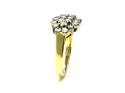 18ct Yellow Gold Diamond Cluster Ring