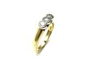 18ct Yellow Gold Diamond 3 Stone Ring