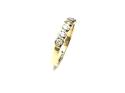 9ct Yellow Gold Diamond 7 Stone Ring