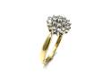 18ct Yellow Gold Diamond Cluster Ring