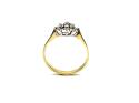 9ct Yellow Gold Diamond Cluster Ring