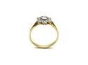 18ct Yellow Gold Diamond Cluster Ring