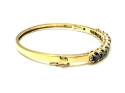 14ct Sapphire & Diamond Bangle