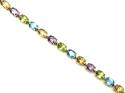 9ct Yellow Gold Multi Stone Bracelet