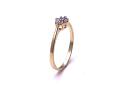 9ct Yellow Gold Diamond Cluster Ring