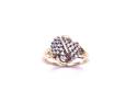 9ct Yellow Gold Diamond Cluster Ring