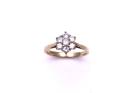 9ct Diamond Flower Cluster Ring