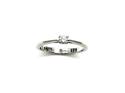 18ct White Gold Diamond Solitaire Ring