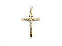 9ct Yellow Gold Crucifix