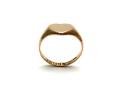 18ct Yellow Gold Heart Signet Ring