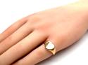 18ct Yellow Gold Heart Signet Ring